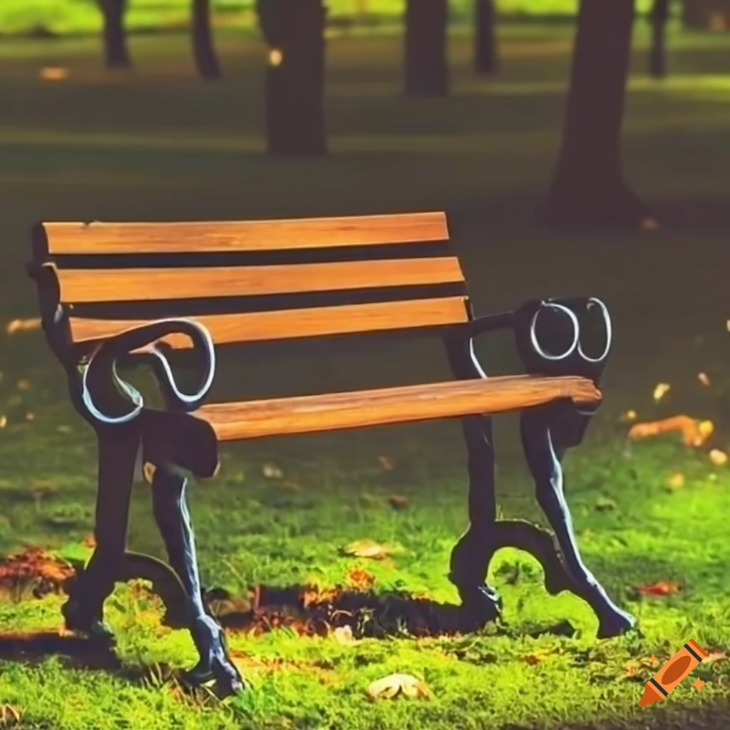 Park Bench On Craiyon
