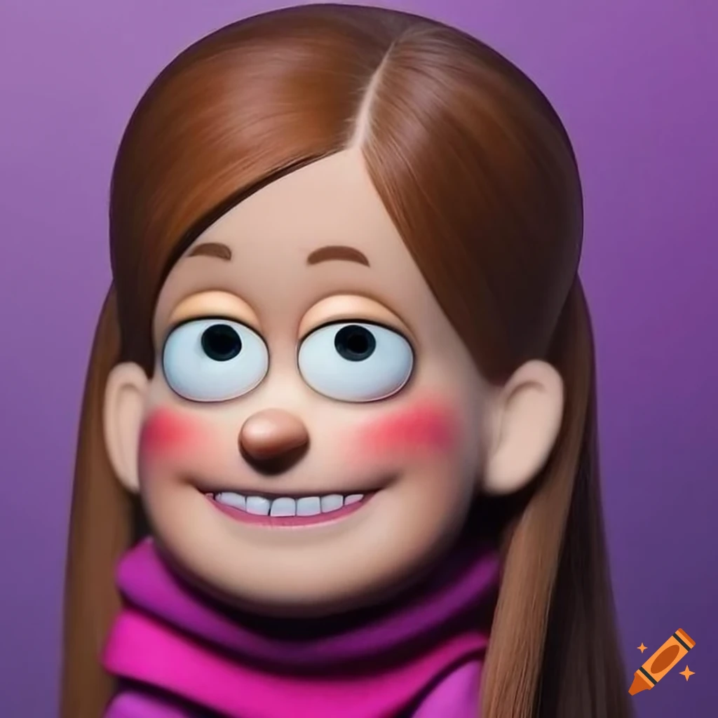 Portrait of mabel pines in highresolution with no face on Craiyon