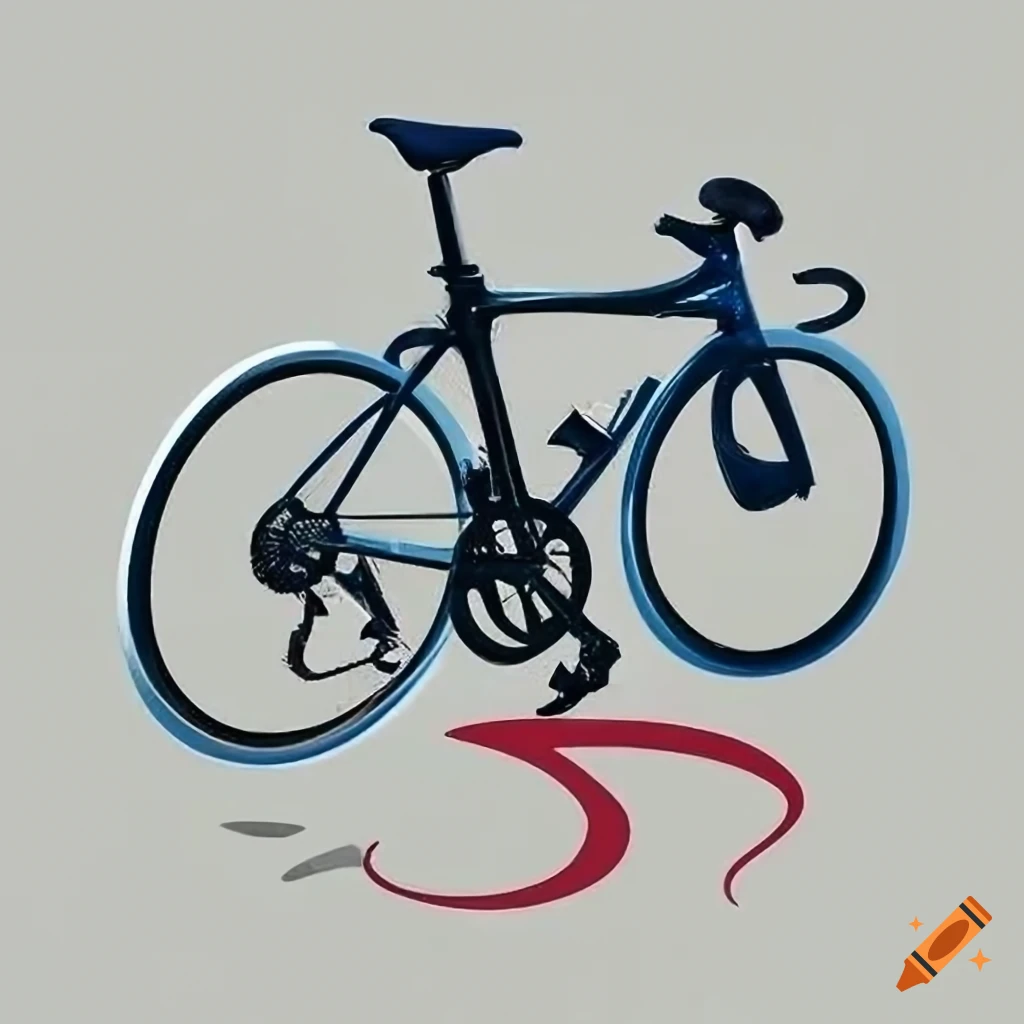 Bike racing logo on Craiyon