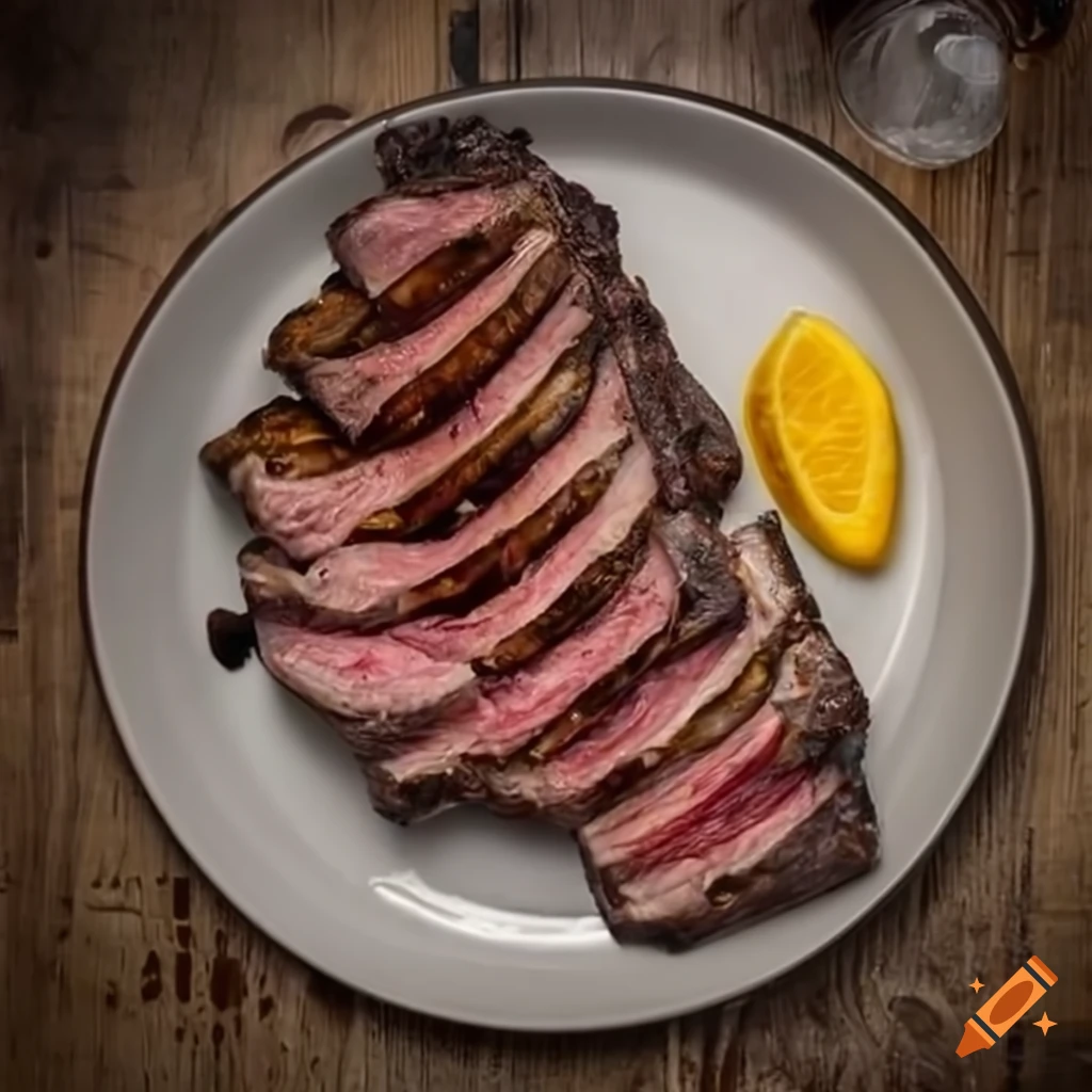 Grilled ribeye steak
