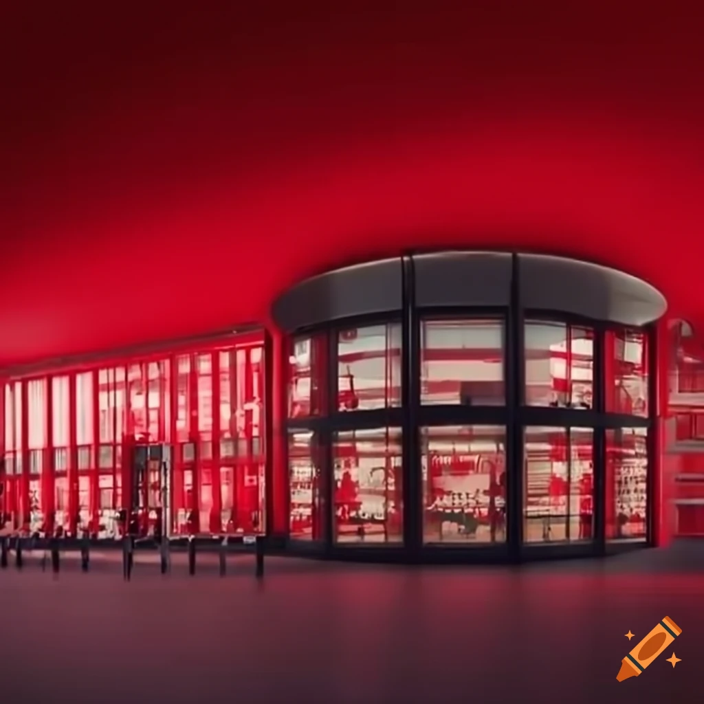 Retail store with airport security on Craiyon