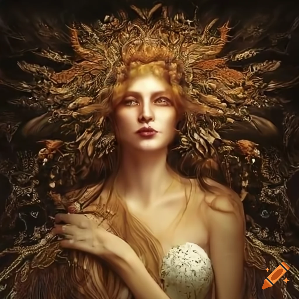 Demeter Goddess of the Harvest on Craiyon