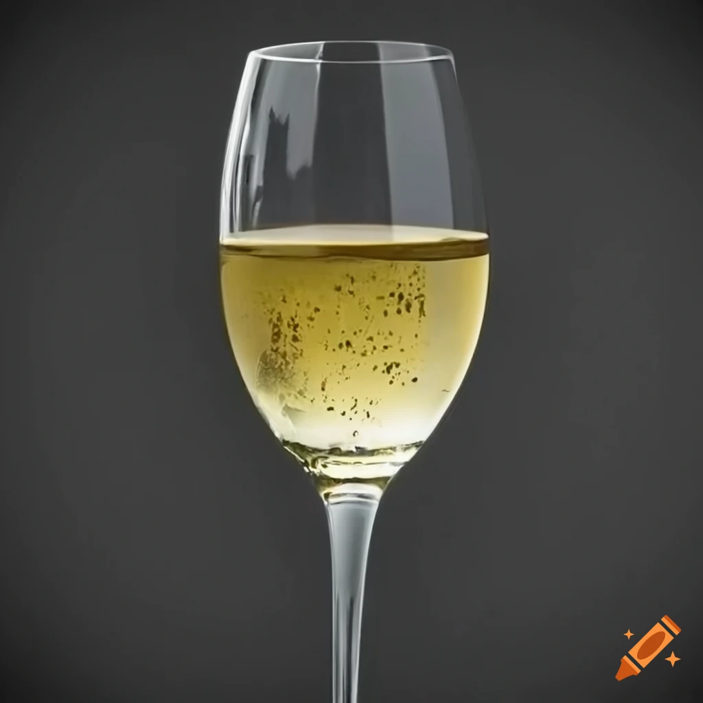 glass-of-sparkling-white-wine-on-craiyon