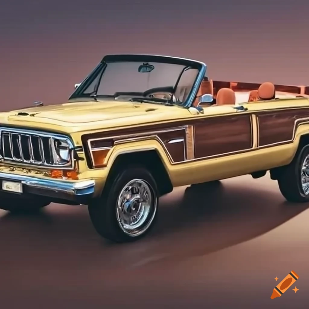 Jeep Wagoneer convertible with top removed