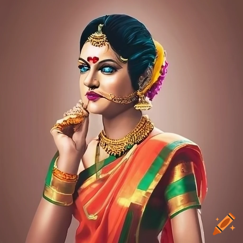 Marathi Woman On Craiyon