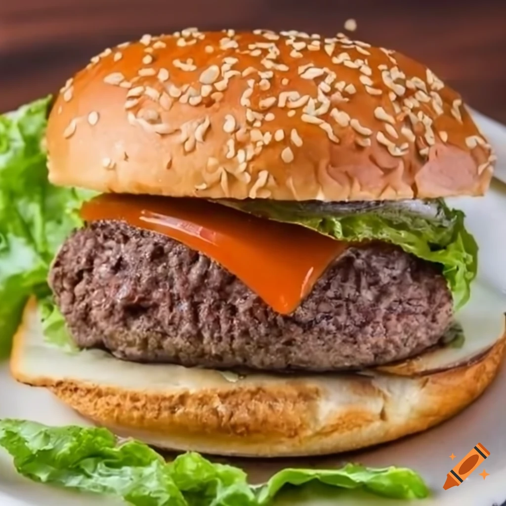 Kosher hamburger on Craiyon