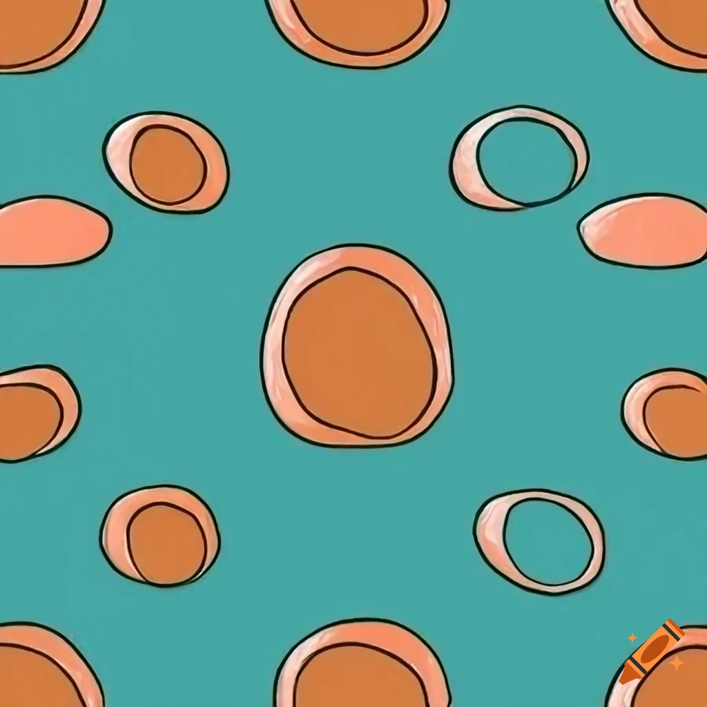 Minimal zen seamless pattern for a cozy and good mood