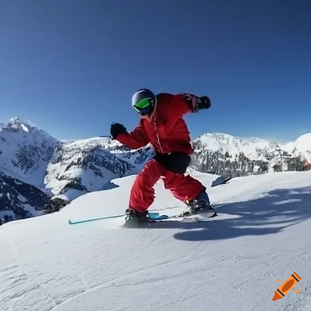 Two Scotsman snowboarding in St Anton