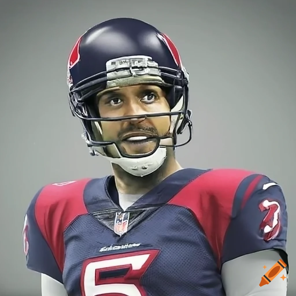 Joe flacco in houston texans uniform on Craiyon