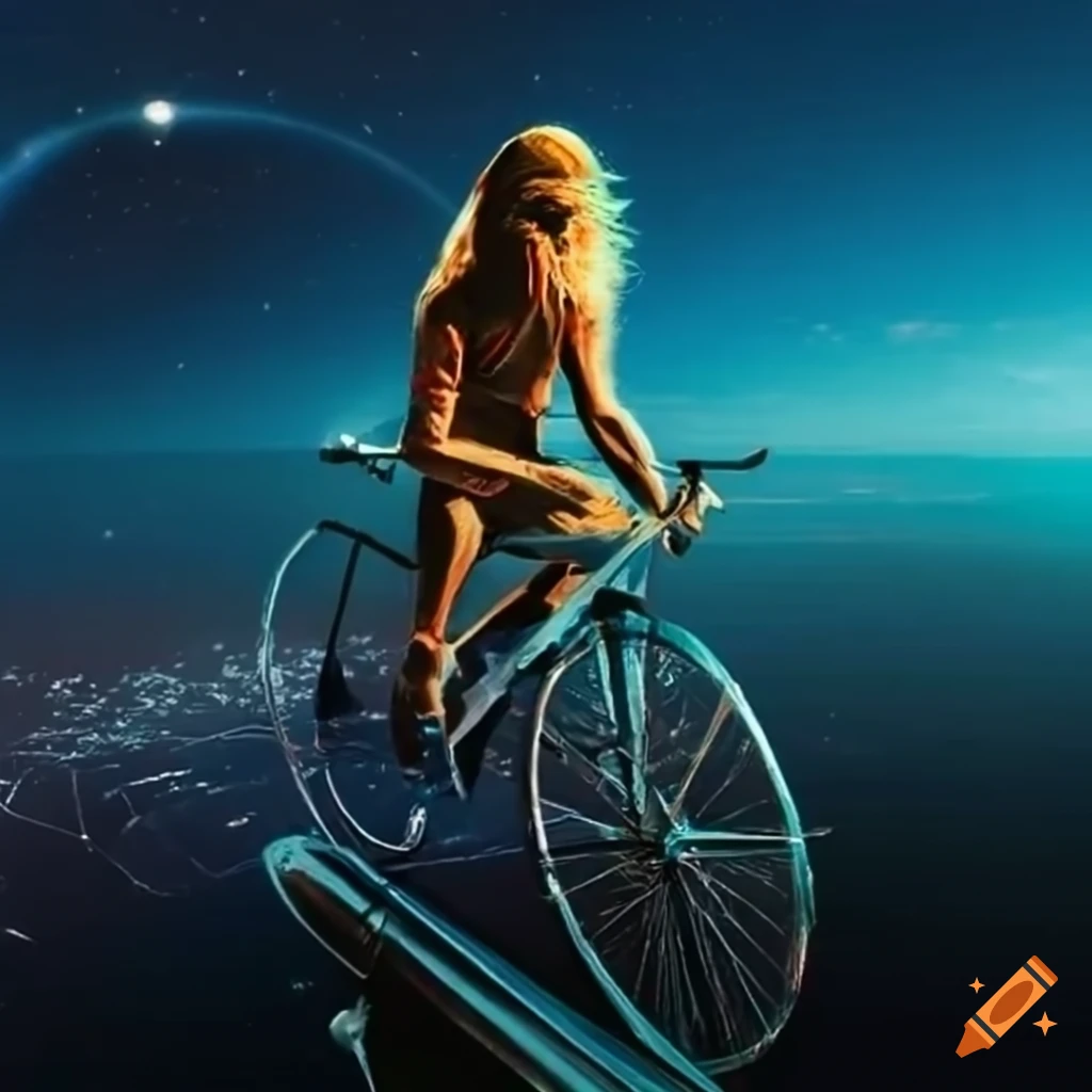 Riders harnessing the power of the solar wind on Craiyon