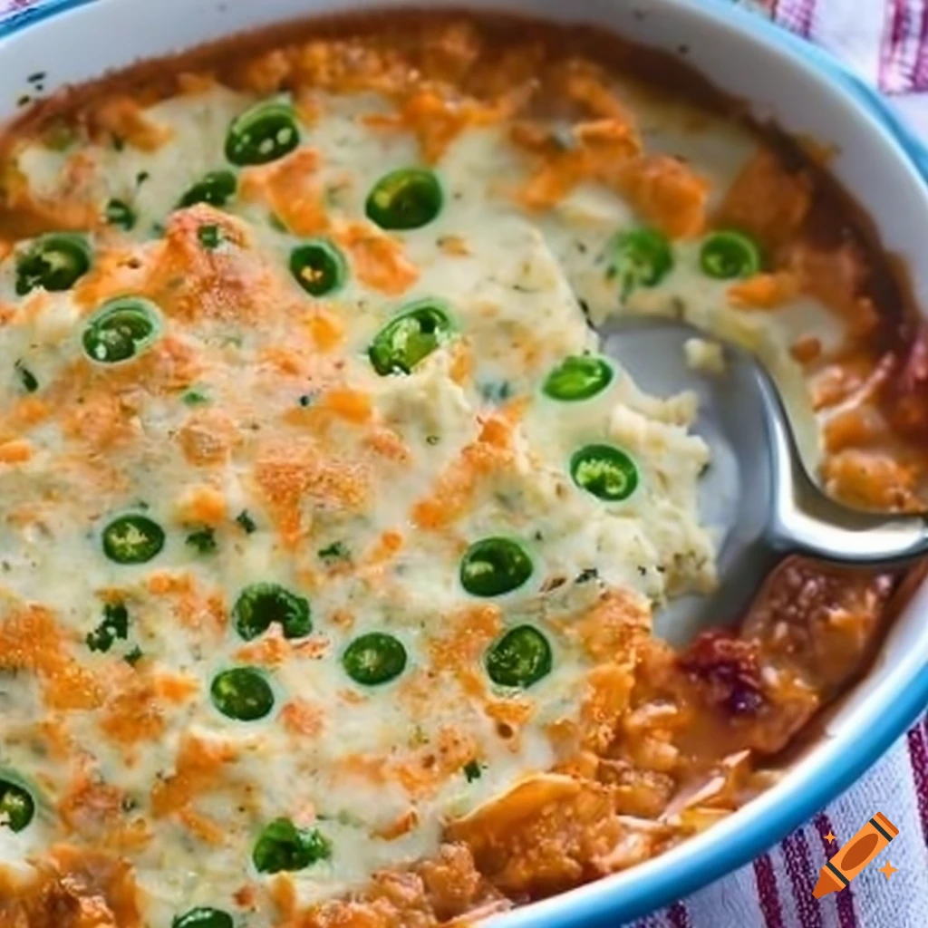 Jalapeno baked crab dip on Craiyon