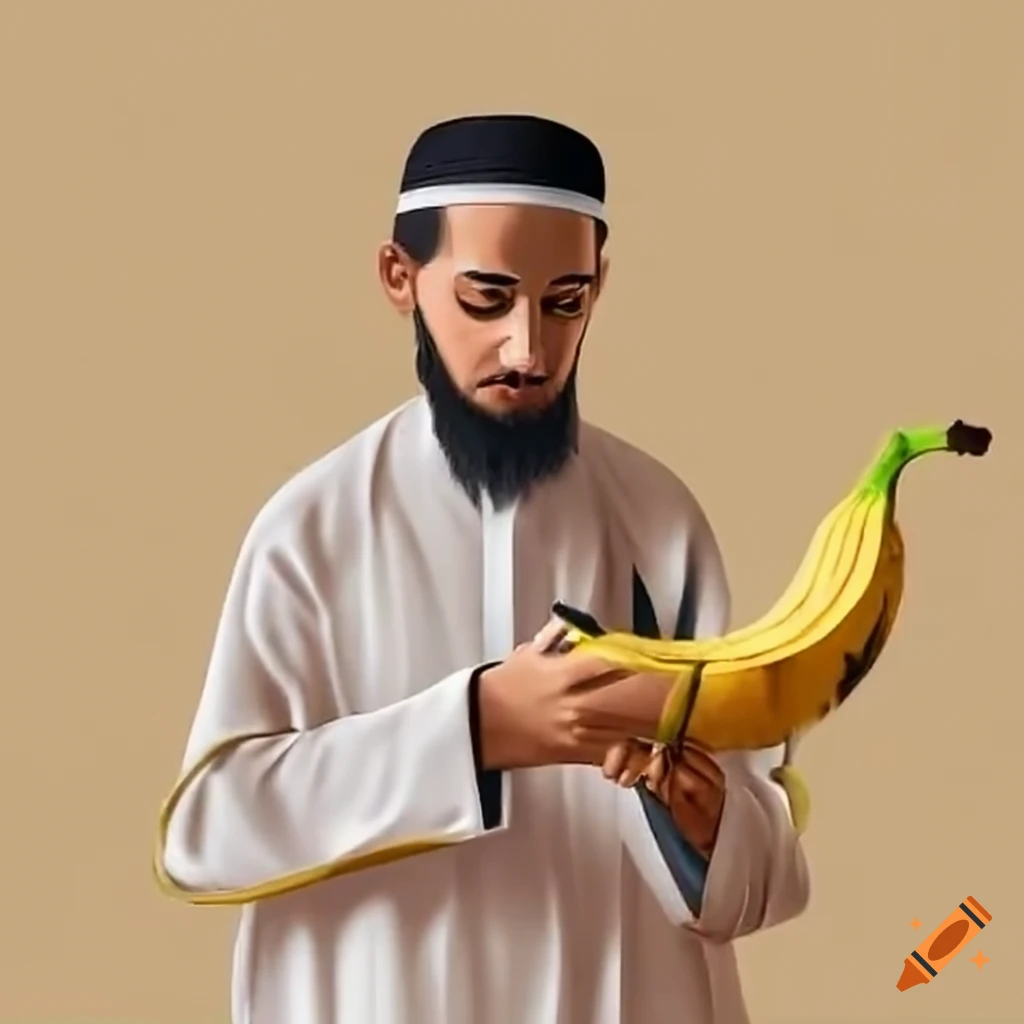 Man Writing Allah Symbols On A Banana On Craiyon man-writing-allah-symbols-on-a-banana-on-craiyon