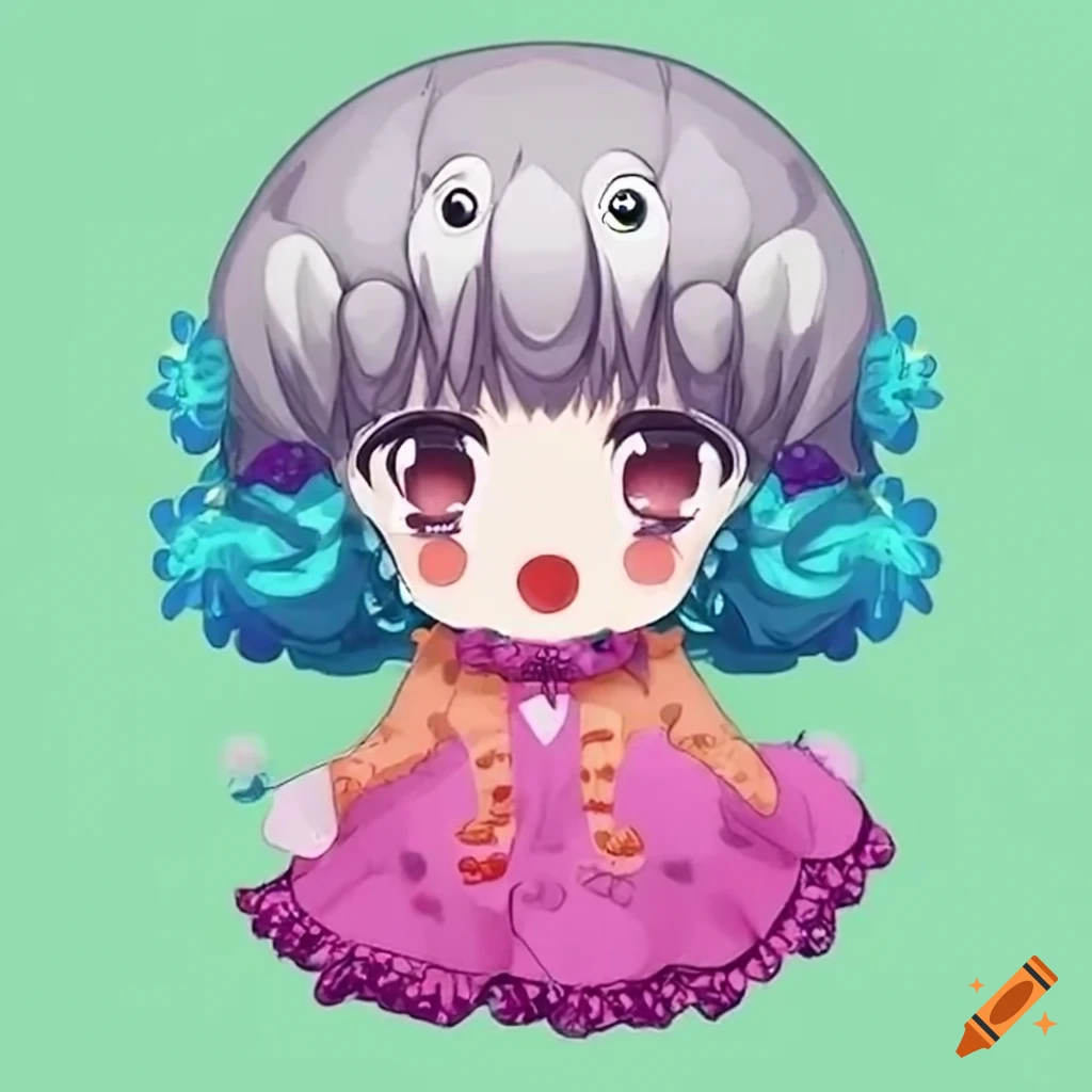 Manatee wearing a clown costume