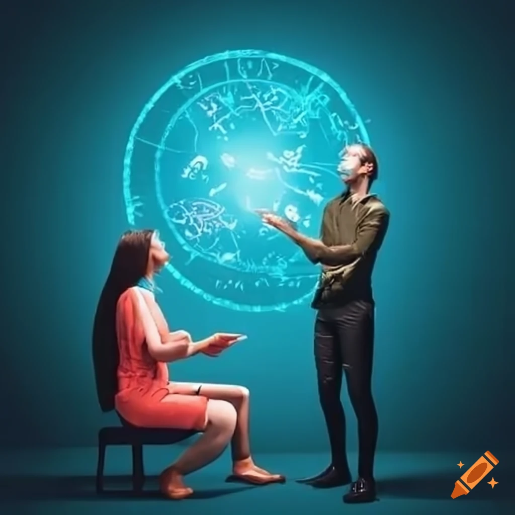 Person communicating in English language