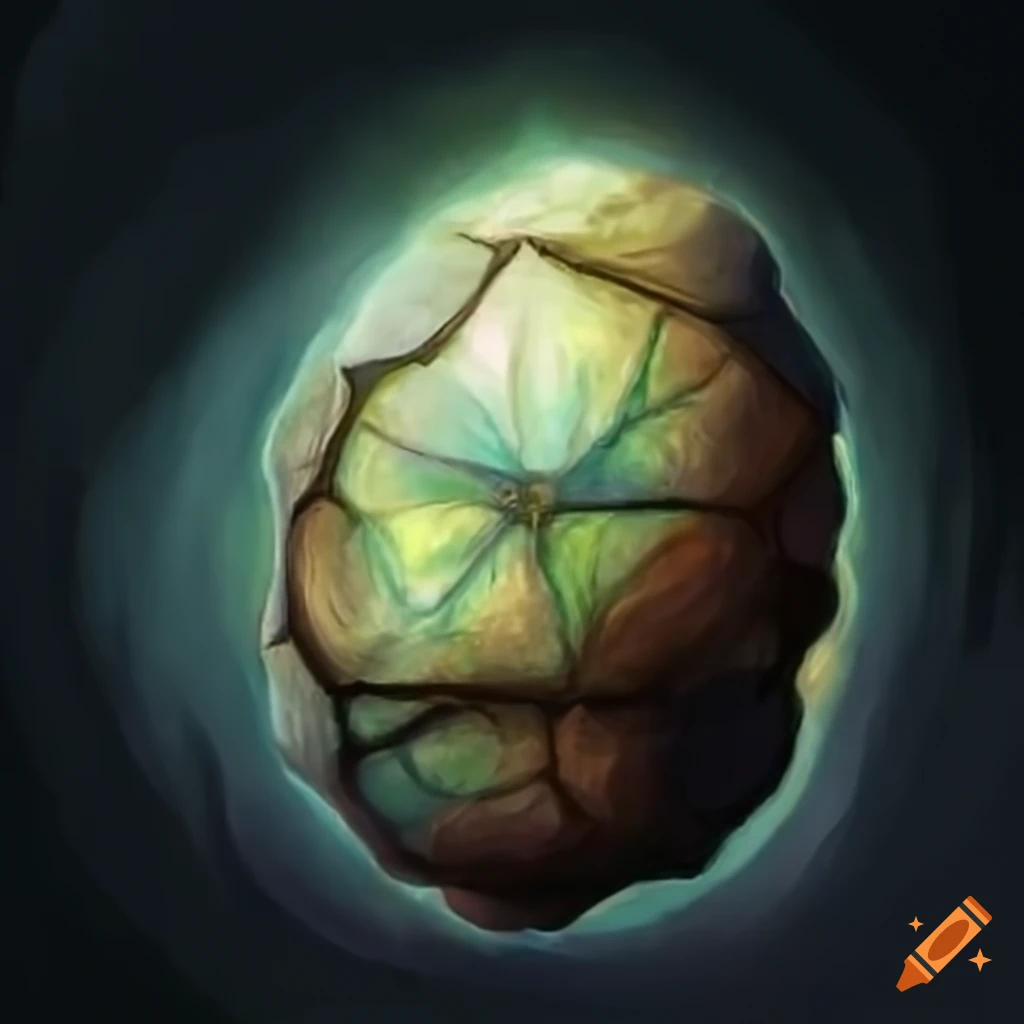 D&d "stone of ill luck" on Craiyon