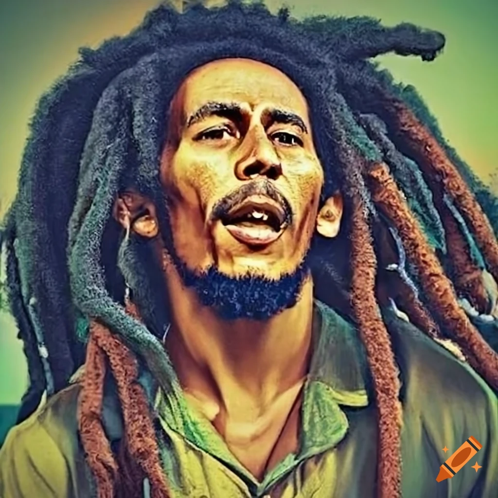Portrait of Bob Marley