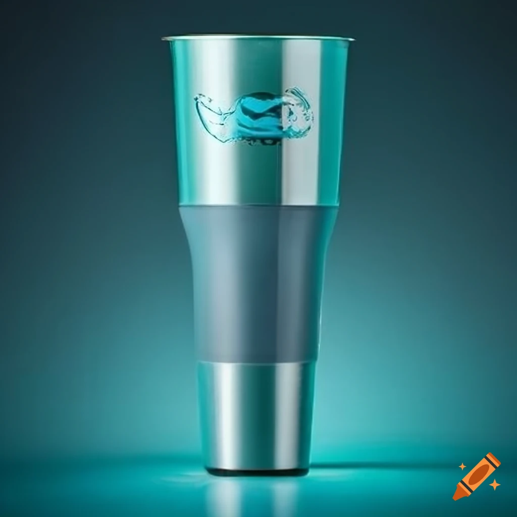 Stanley drinking tumbler product photography on Craiyon