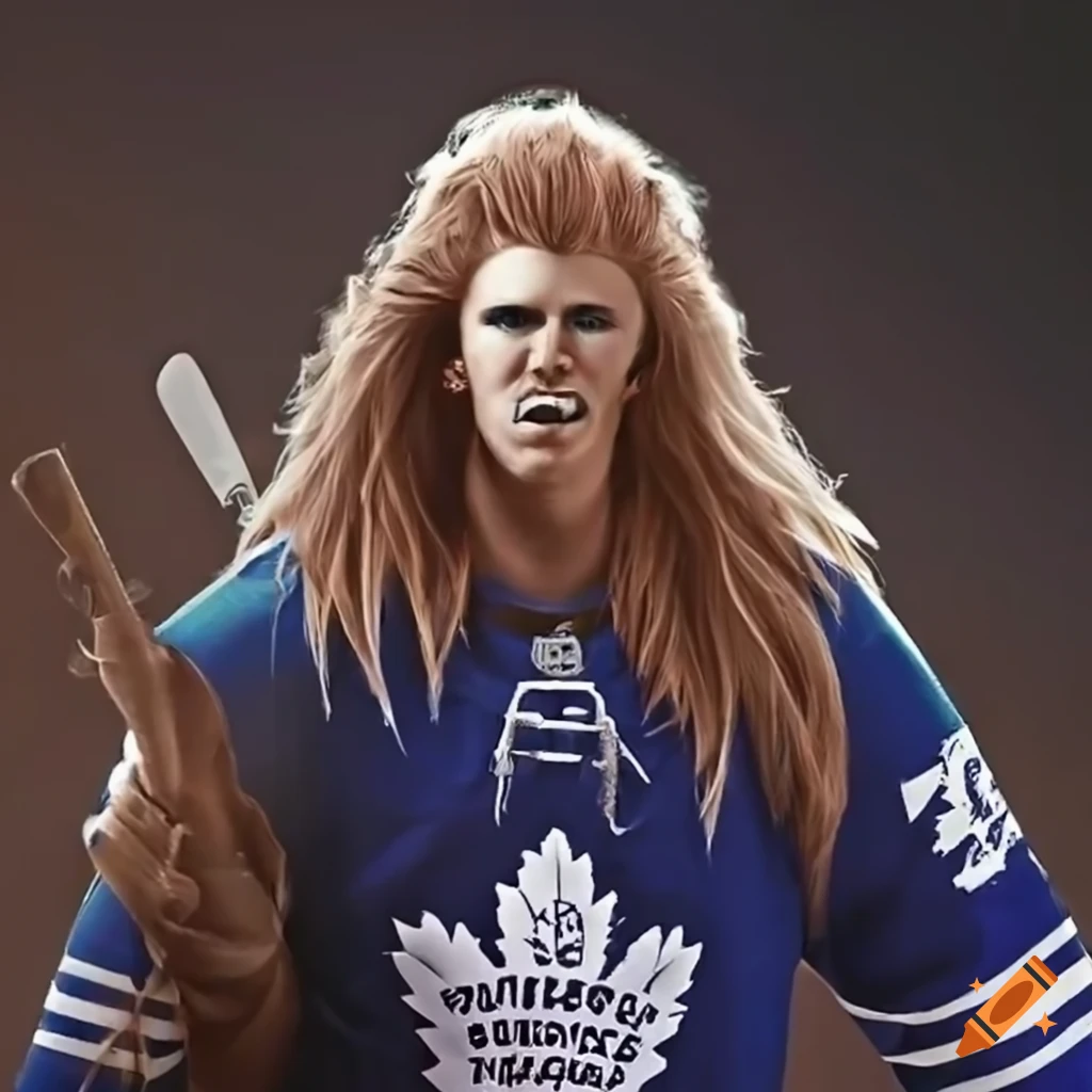 Person wearing a Maple Leafs jersey