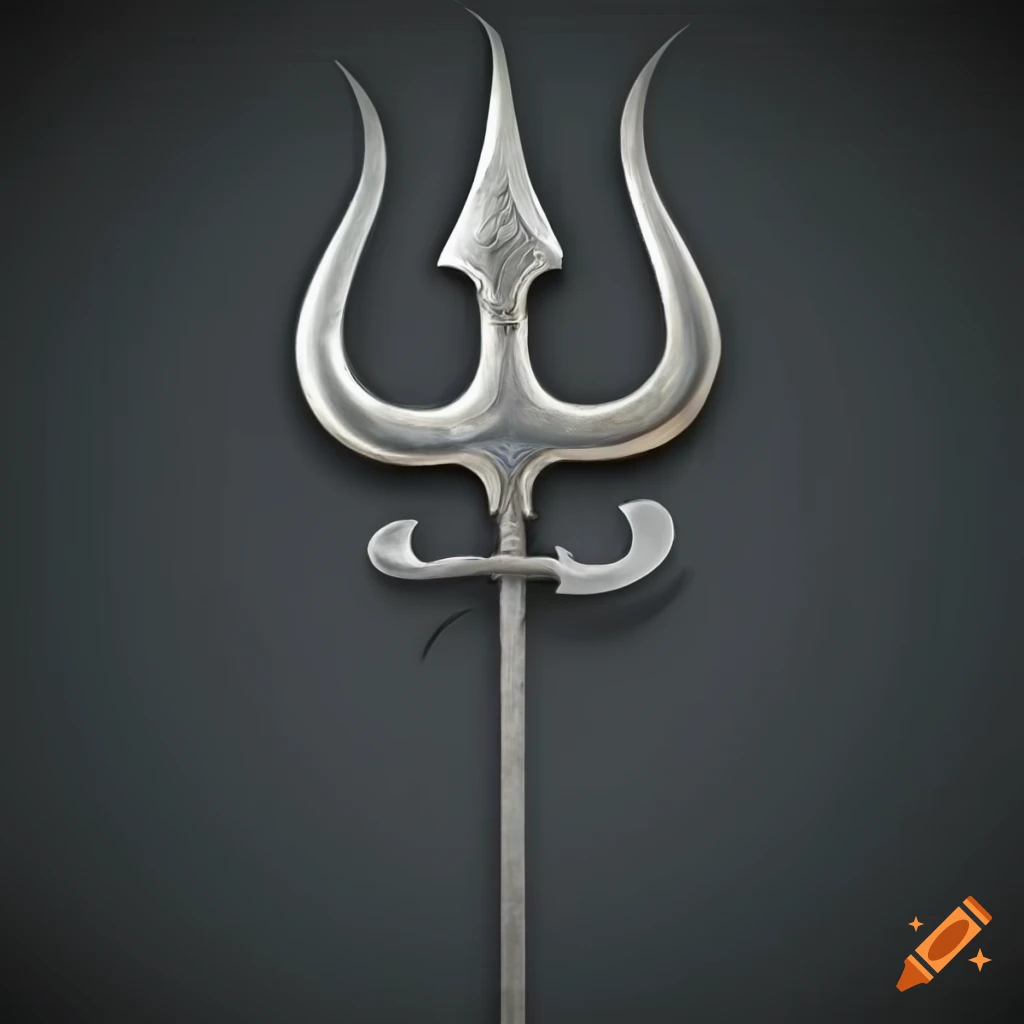 Image of Illustration of lord Shiva trishul with om-LB435617-Picxy