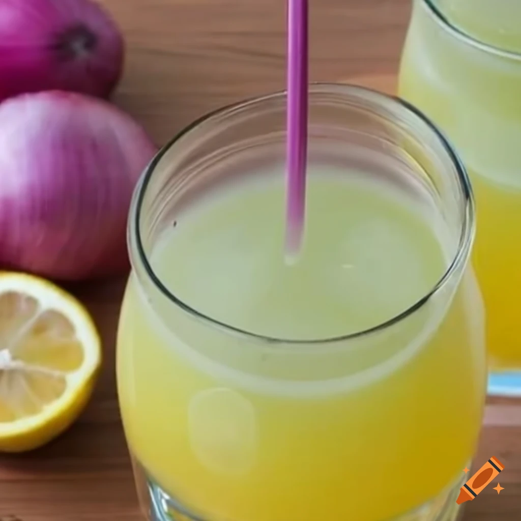 Onion juice lemonade on Craiyon