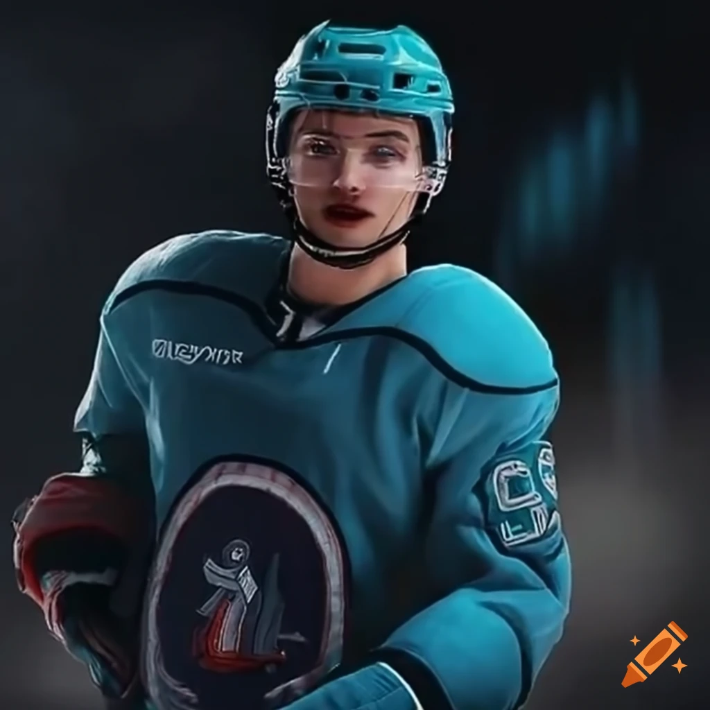 Hockey-themed avatar for YouTube channel
