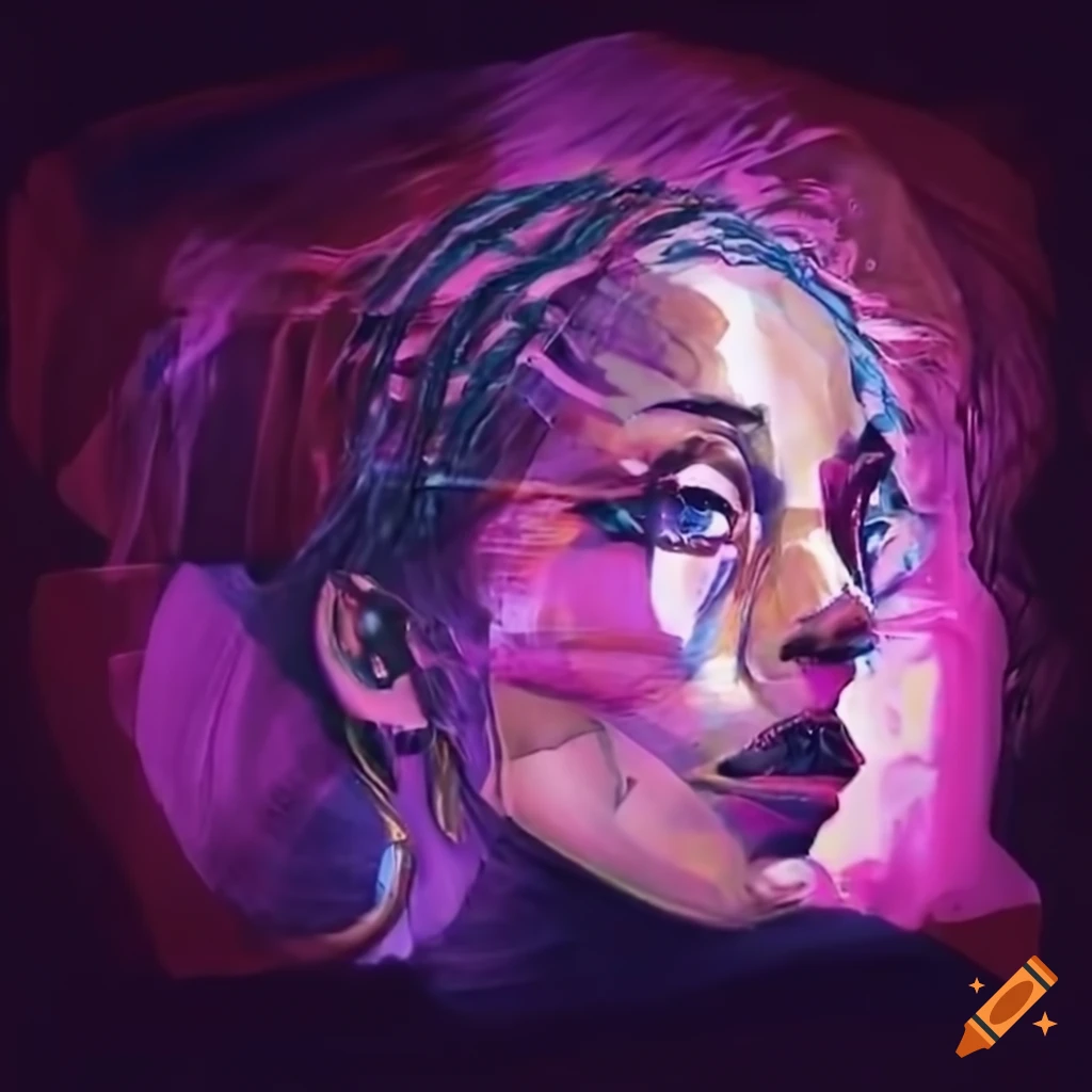 Abstract amplifying sound waves on Craiyon