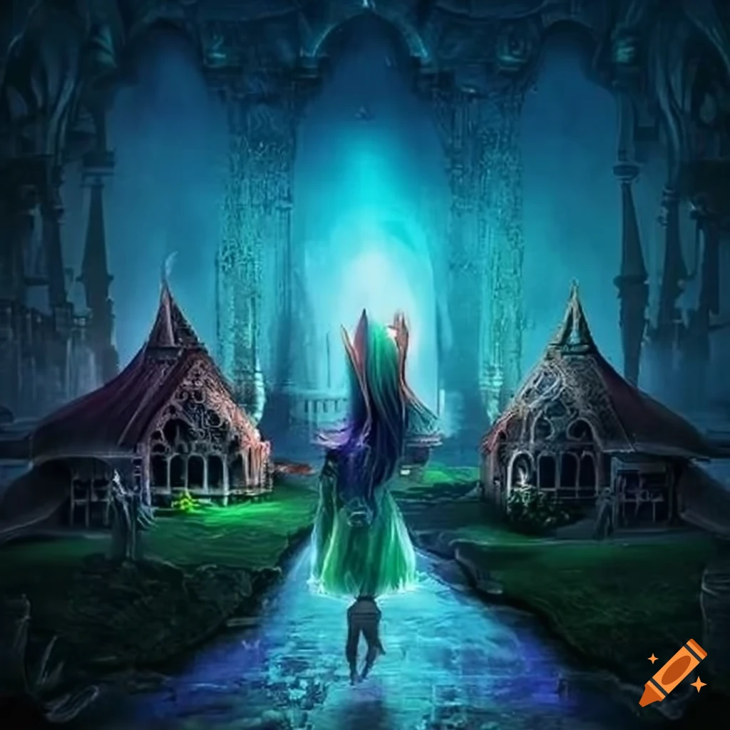 Magical fantasy world