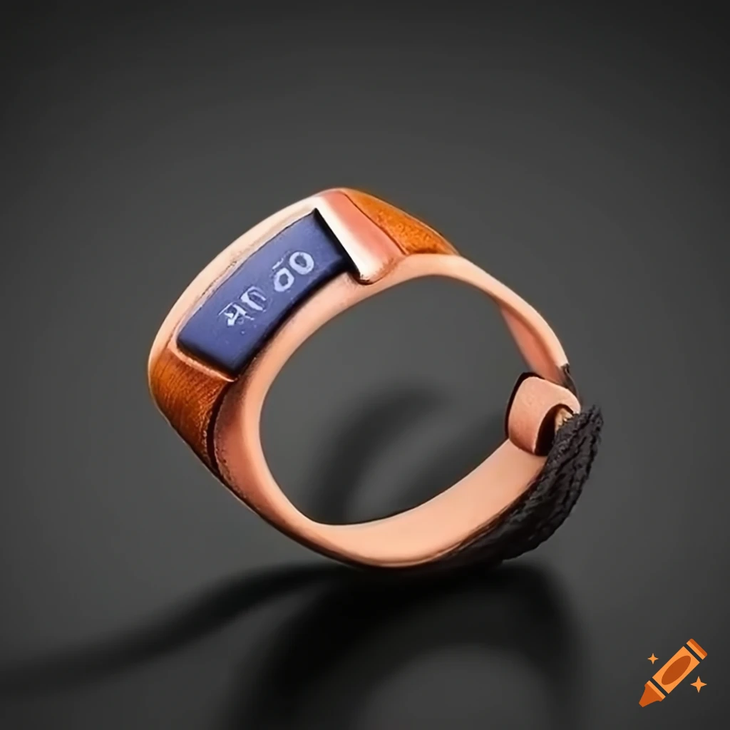 TechnoLum250 logo on a leather bracelet