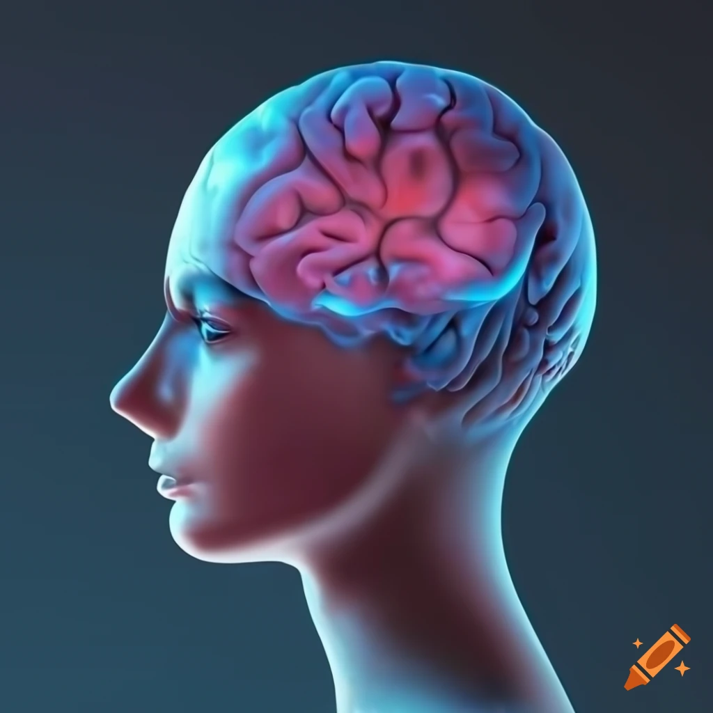 Highly detailed futuristic depiction of different parts in the human ...