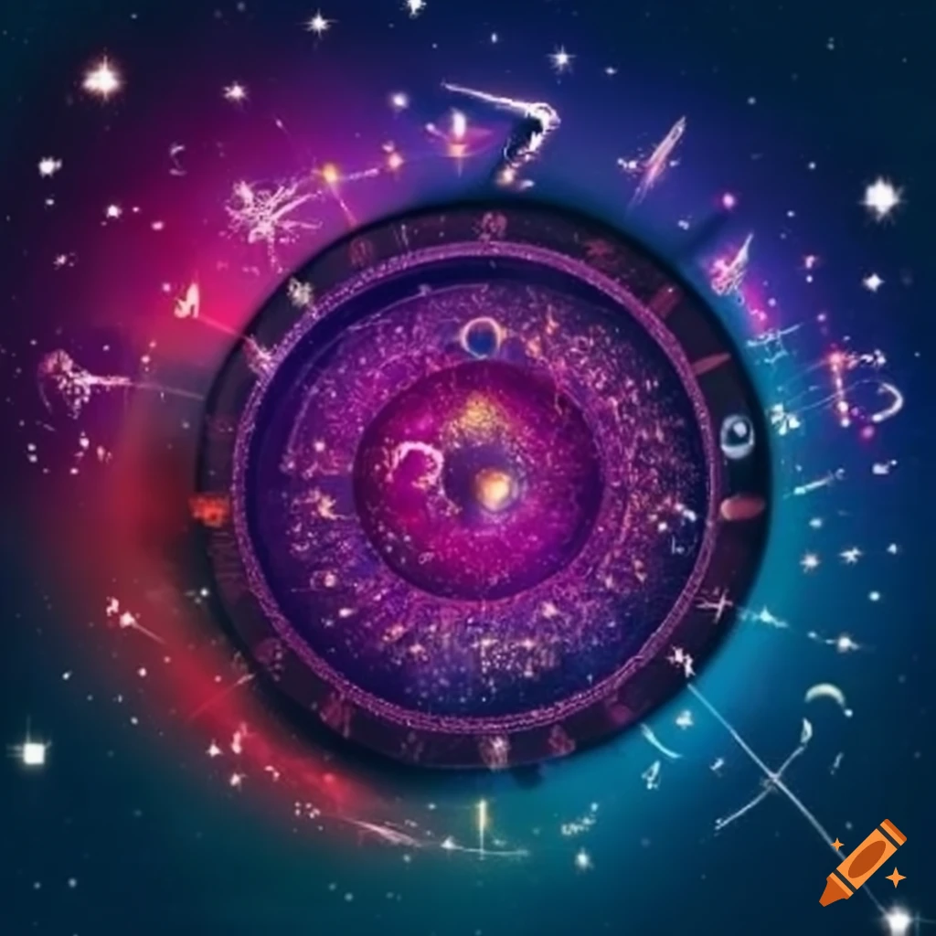 Astrological forecast and marketing intuition hashtags on Craiyon