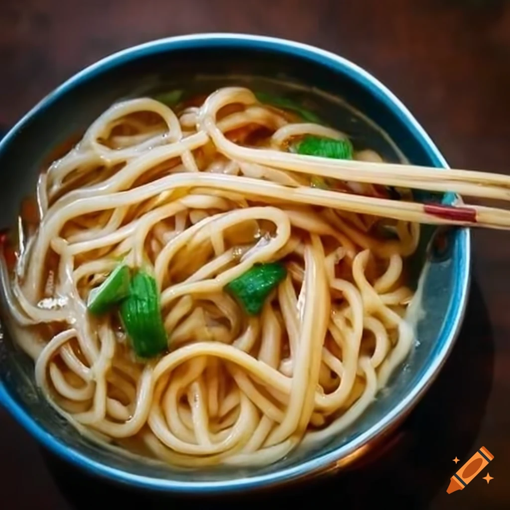 Bowl of delicious noodles