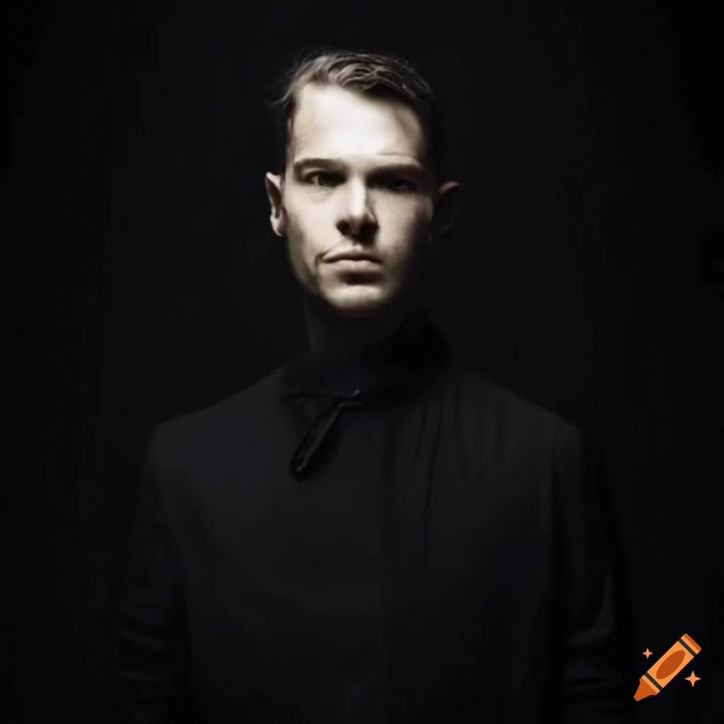 confident-and-charming-man-standing-in-a-painting-on-craiyon