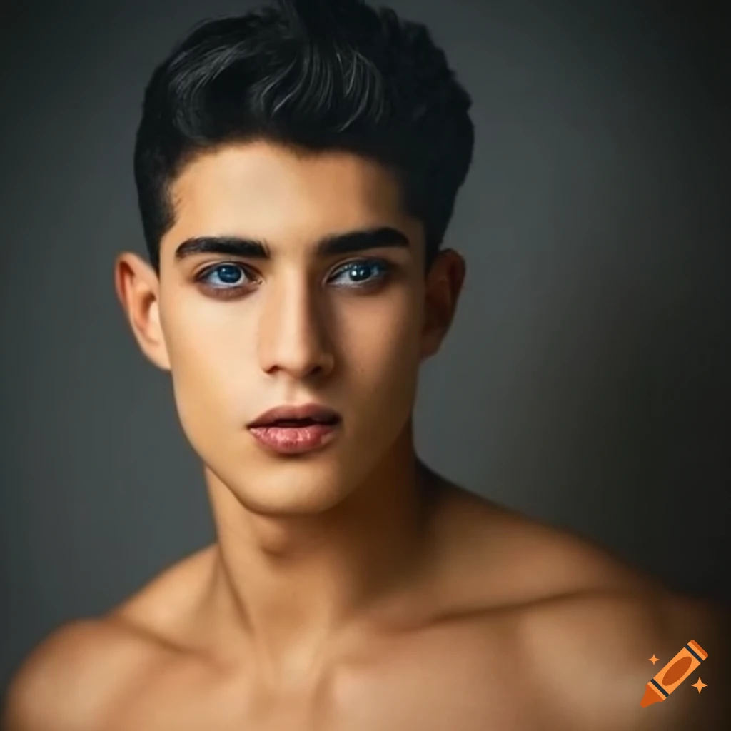 Male model representing Salvadoran, Samoan, and Kurdish heritage