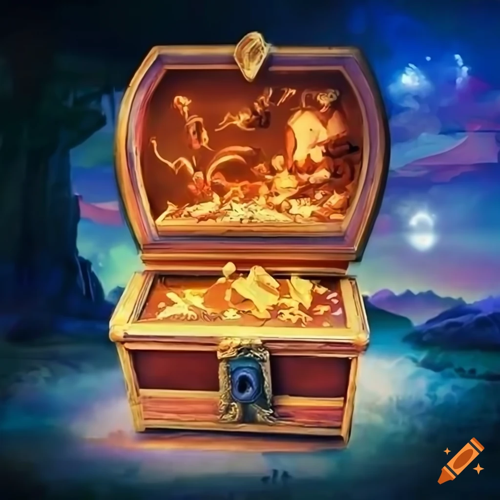 Treasure box on Craiyon