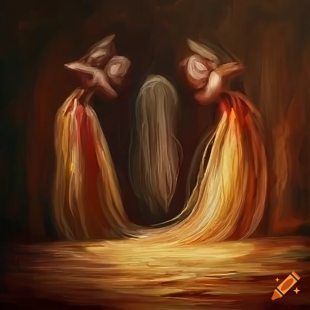 Ultra high resolution living wood canvas oil painting representing life finds a way on Craiyon