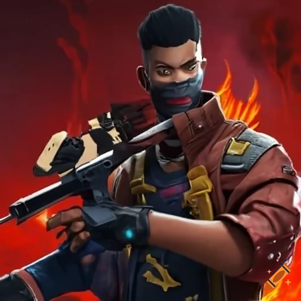 Video game free fire logo on Craiyon