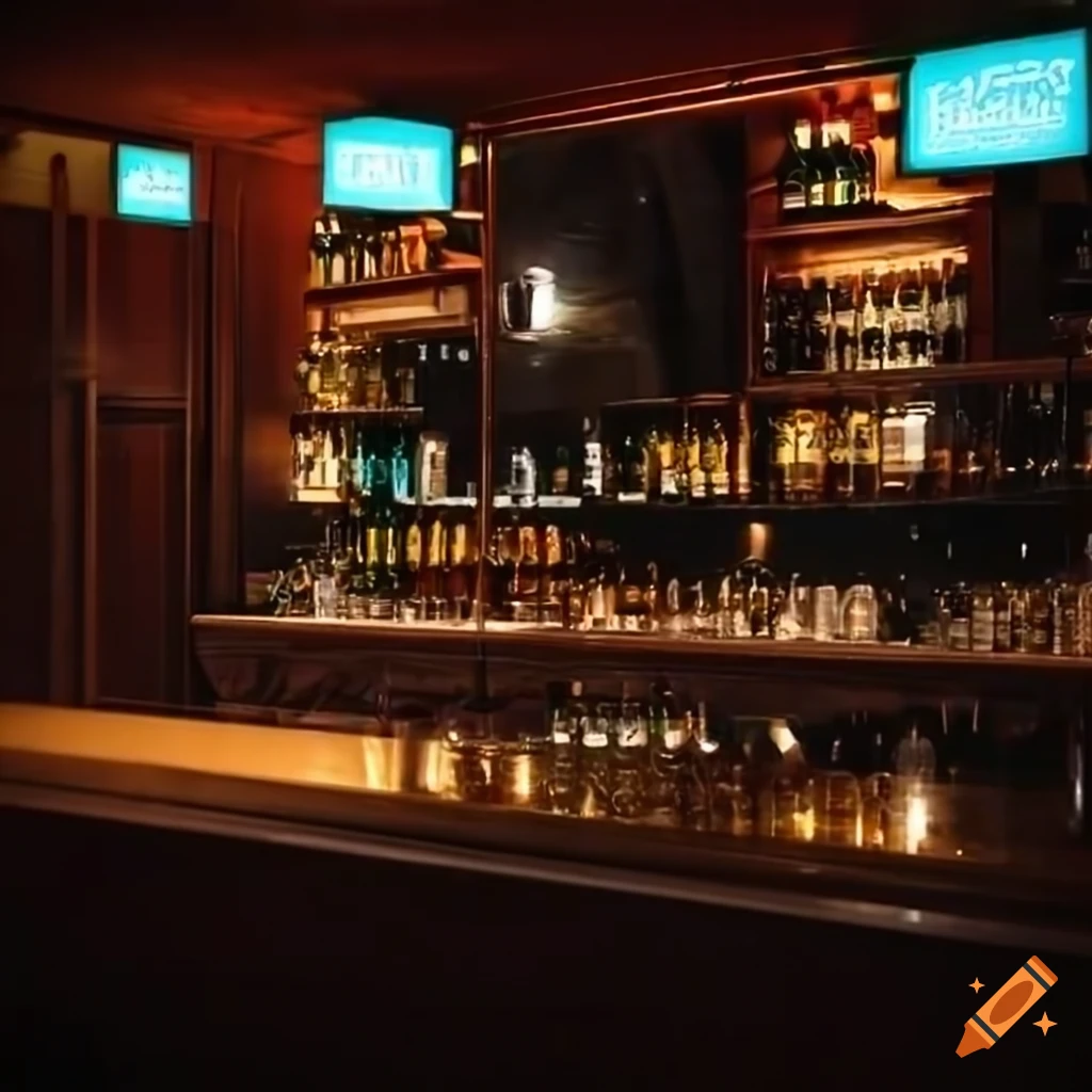 Bar counter on Craiyon