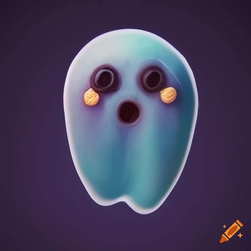 Adorable ghost emoji patch on Craiyon