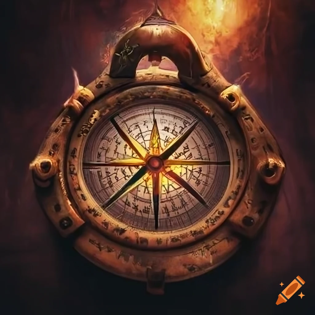 Lost compass on Craiyon