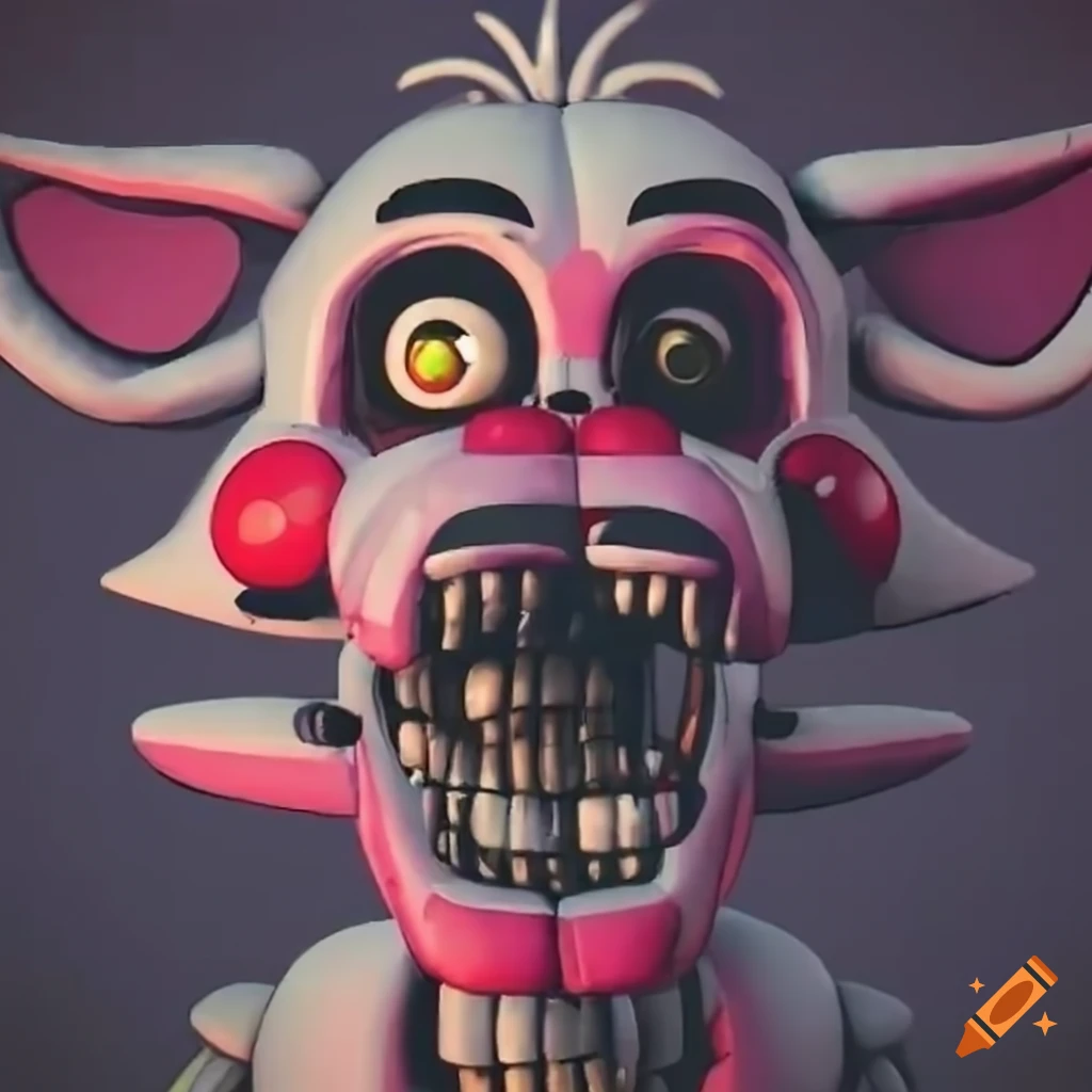 Fnaf vhs mangle on Craiyon