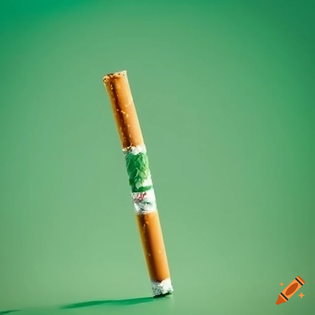 Mintflavored cigarette on Craiyon