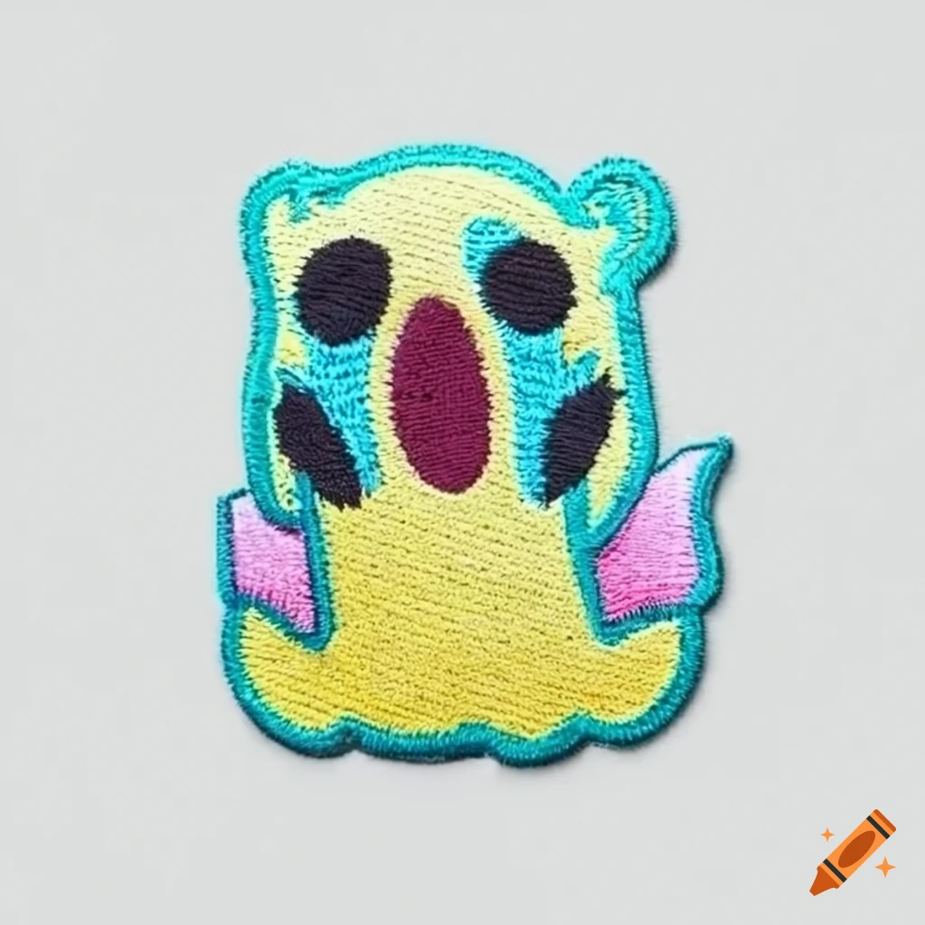 Cheerful ghost emoji Patch