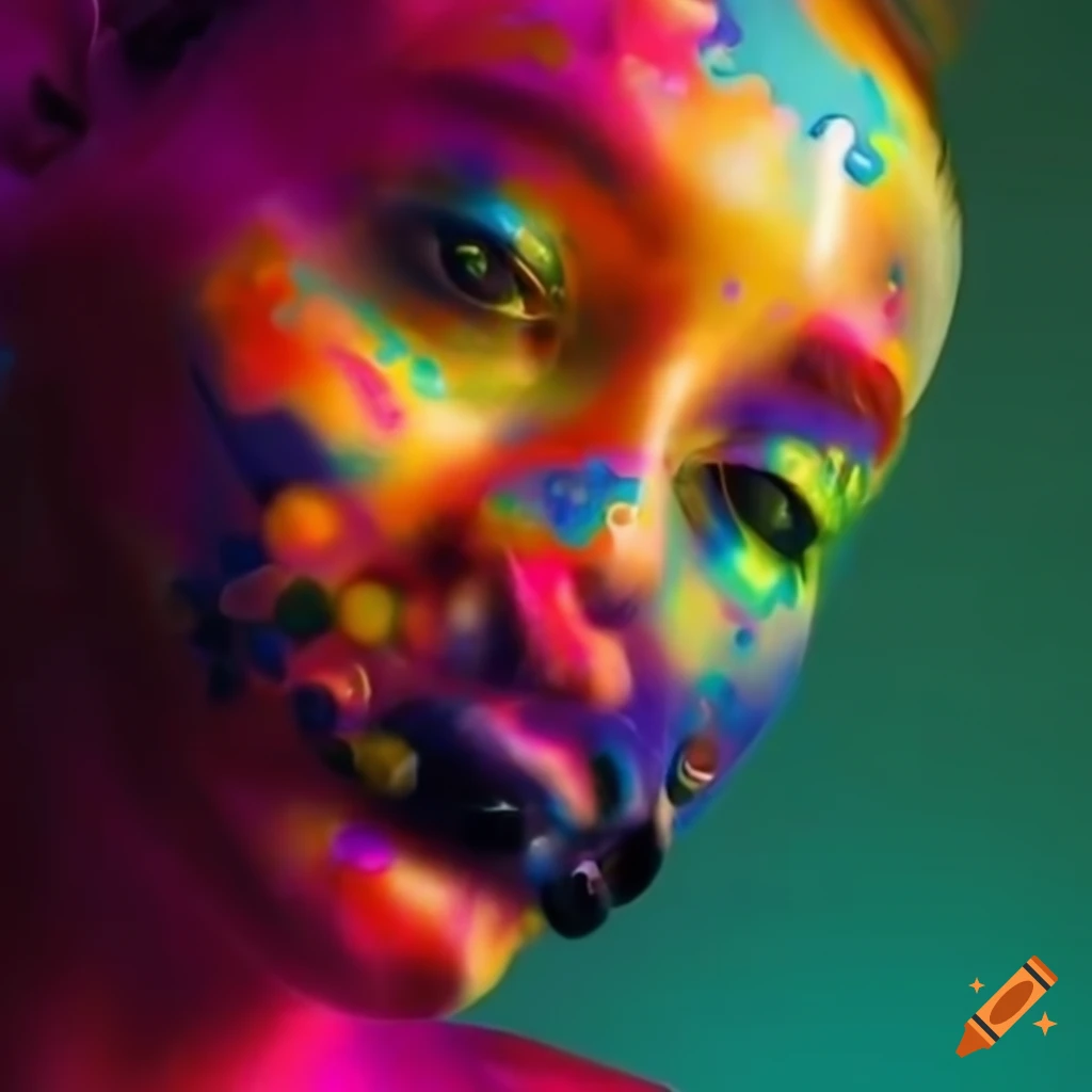 Vibrant colors abstract background