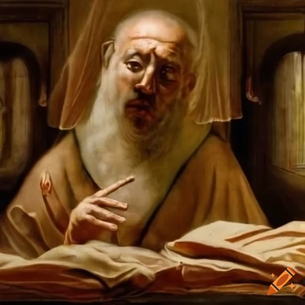Descendants of Adam as monks during 1768 festival