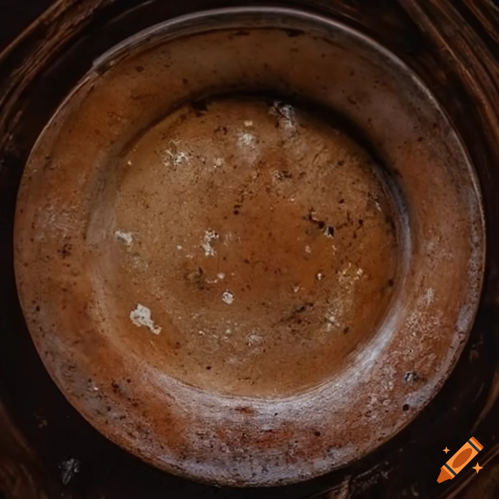 Old dirty dish texture