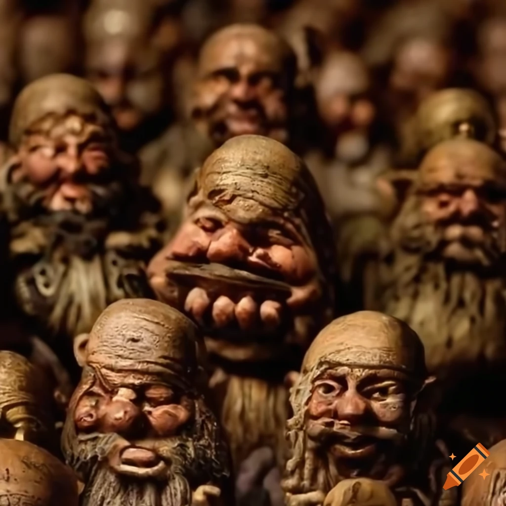 Group of seven hundred dwarves