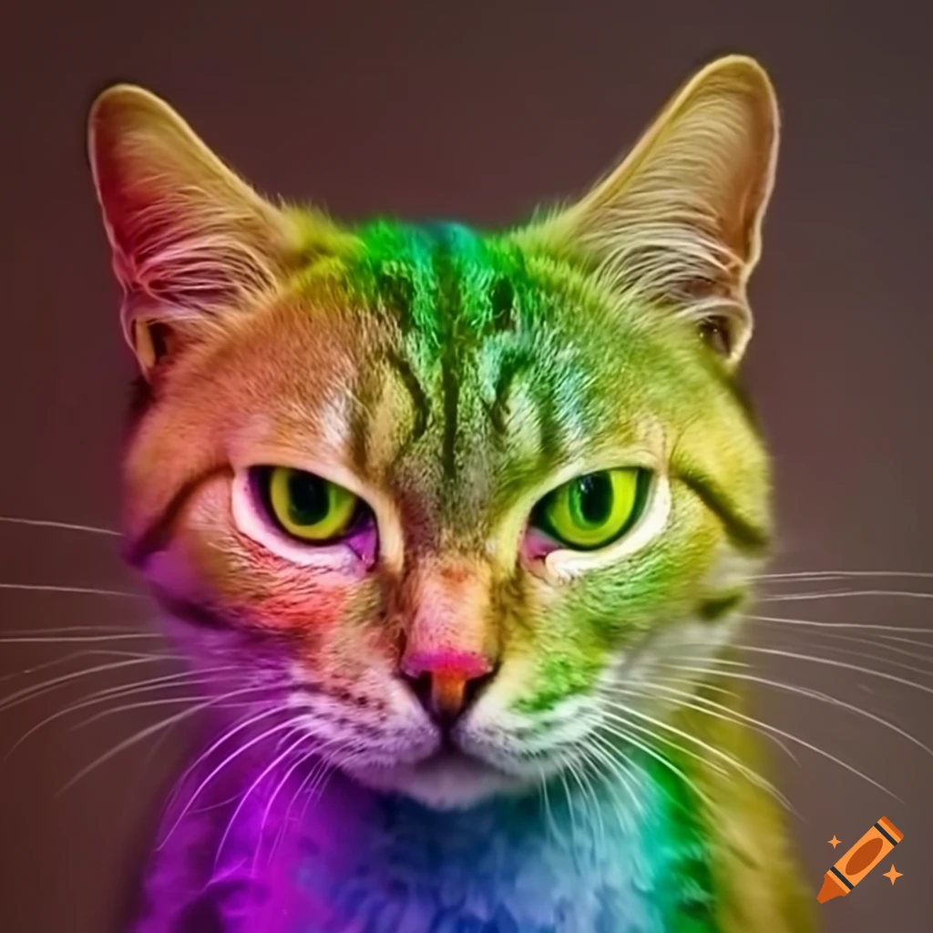 Rainbow cat