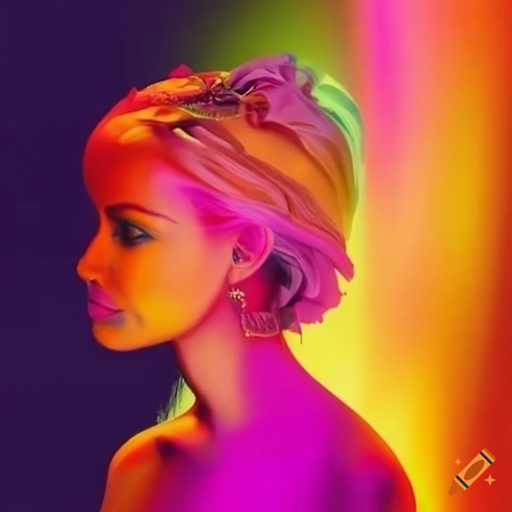 Vibrant colors abstract background