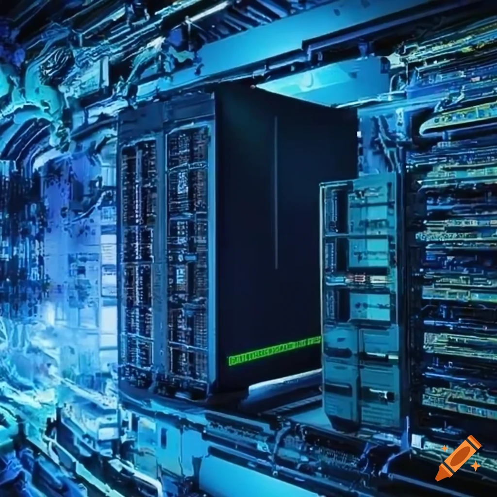 Easy deploying computer and servers on Craiyon