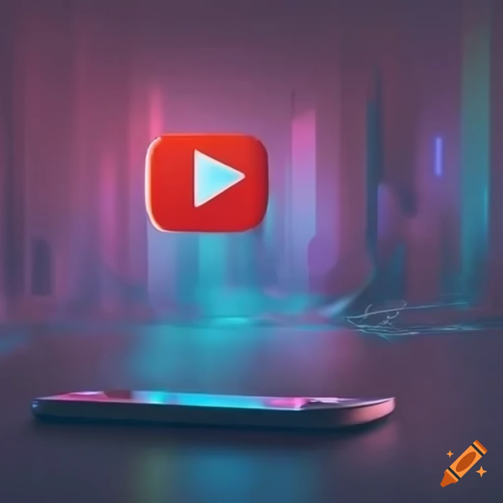 Modern YouTube banner design with a focus on technology